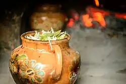 Borscht in an Opishnia vessel