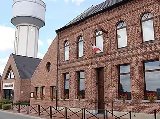 The town hall in Bouvignies