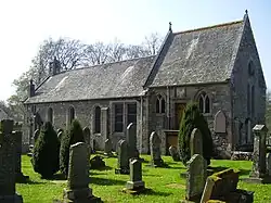 Mediaeval kirk (extended 17th century)