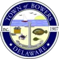 Official seal of Bowers, Delaware