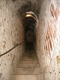 Secret passage connecting the first and third floors