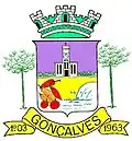 Coat of arms of Gonçalves, Minas Gerais