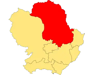 Location of the ward