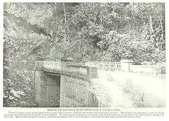Bridge on the PR-123 road from Ponce to Adjuntas, ca. 1890s