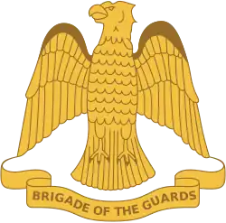 Garuda as the badge of Brigade of the Guards of India