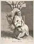 Broom Peddler, by François Joullain, Etching, 1737