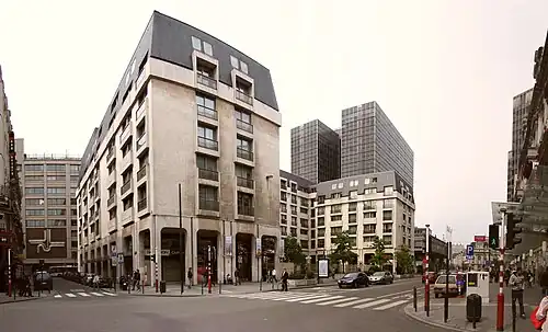 Boulevard Anspach/Anspachlaan towards the Place de Brouckère/De Brouckèreplein