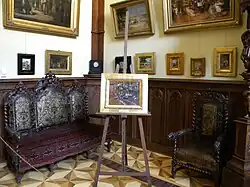 Interior of the museum