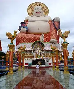 Statue of Budai at Ko Samui island, Thailand
