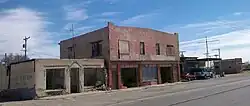Abandoned buildings along State Highway 20 in Fort Hancock