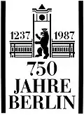 Logo commemorating Berlin's 750th anniversary