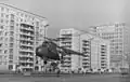 1964:Helicopter used in a Berlin building project