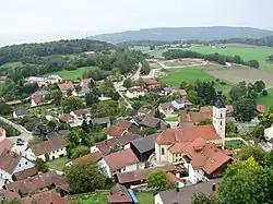 Brennberg seen from the Brennberg Castle ruins