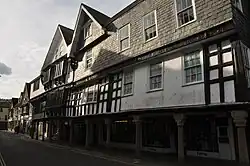 View along the Butterwalk