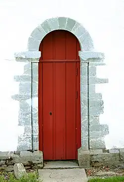Door into the church