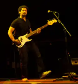 Luiters performing with the John Butler Trio in Toronto c. 2012