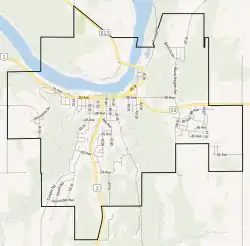Town boundaries
