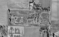 overhead photograph of the missile launch site missile control area