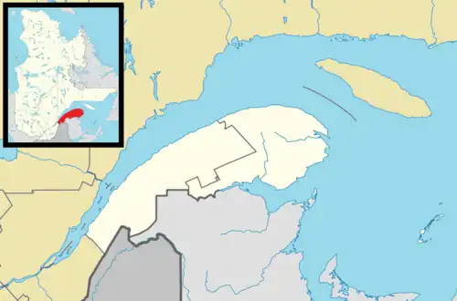 Cap-Chat is located in Eastern Quebec