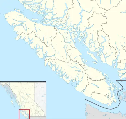 Bamfield is located in Vancouver Island