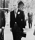 Formal wear remained essentially unchanged from previous periods, but was worn less frequently. The Duke of Edinburgh in formal morning dress, 1951.
