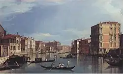 Grand Canal looking East from Palazzo Bembo to Palazzo Vendramin-Calergi Woburn