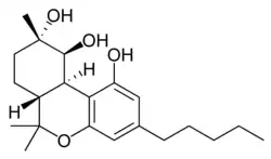 Chemical structure of cannabiripsol.