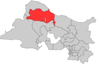 Situation of the canton of Salon-de-Provence-1 in the department of Bouches-du-Rhône