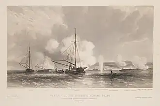 Captain Julius Robert's Mortar Boats
