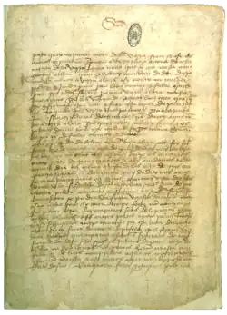 Letter to Manuel I of Portugal by Pero Vaz de Caminha reporting the discovery of Brazil (1 May 1500)