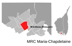 Location of Albanel