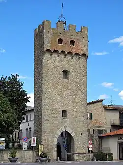 View of Castelfranco di Sopra
