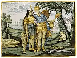 Italian majolica tile, 1740s