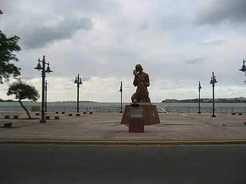 Monument to Taíno Culture, most commonly known as India Taína (Taíno Indian Woman)