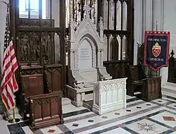Glastonbury Cathedra of the Washington National Cathedral, Washington, D.C., 1901.
