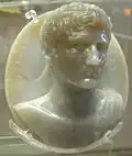 Chalcedony bust of Augustus