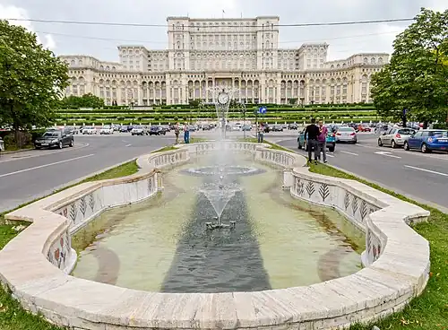 The Palace of Parliament by Anca Petrescu (1984-1997), the heaviest building in the world