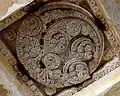 Ceiling fractal carvings resemble to Kalpavriksha illustration in Dilwara Jain Temple[9][16]