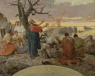 Žrtva Neomova, Celestin Medović, 1895