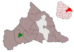 Map of the Municipality of Quebracho
