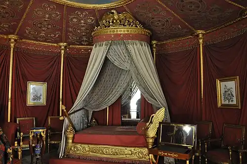 Empress Joséphine's bedroom at the Château de Malmaison