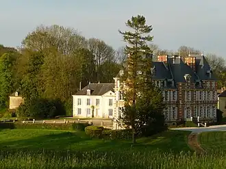 The chateau in Pouvrai