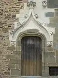 The door of the chaplain's house