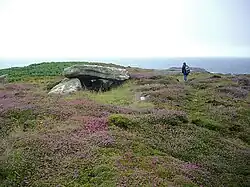 Chambered grave, Porth Hellick Down