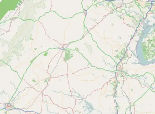 Culpeper County, Virginia is located in Charlottesville to Merrifield