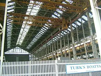 Interior of No. 7 covered slip