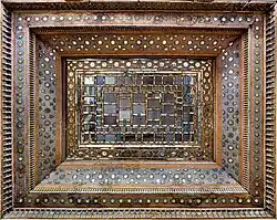 Ceiling of the mirror hall with Ayeneh-kari art