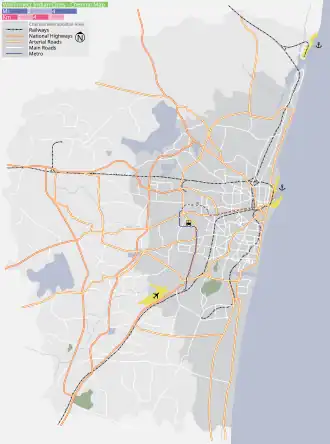 Charnockite, St. Thomas Mount is located in Chennai