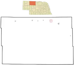 Location of Crookston, Nebraska