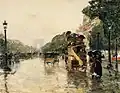 Frederick Childe Hassam, Champs Elysées, Paris [1889] (Ulmus × hollandica, 'orme femelle'[12])